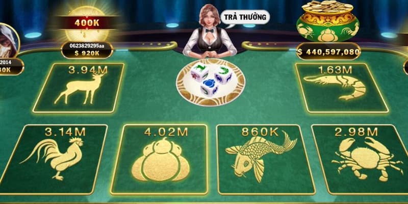 Bầu cua online trong cách chơi